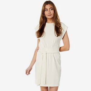 Vince White Cotton TShirt Dress